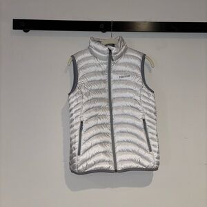 Marmot Metallic Gray Puffer Vest